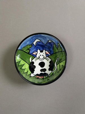 Bowl - Cow; Studio Ceramics NZ Ltd; 2006-2008; 2017.1.32