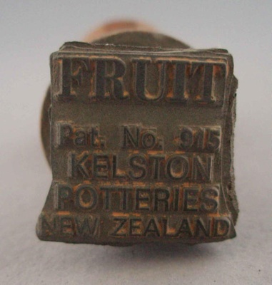 Backstamp - Fruit; Crown Lynn Potteries Limited; 1965-1975; 2008.1.2166