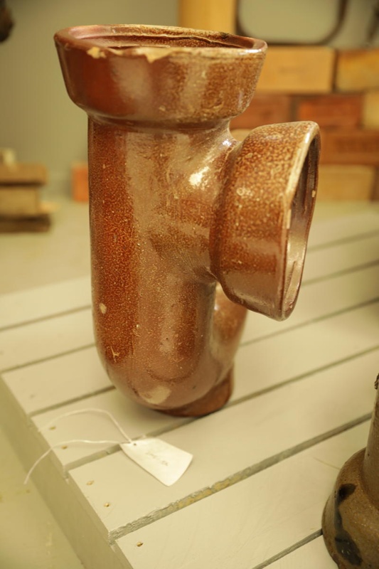 Pipe; Crum Brick Tile and Pottery Company Limited; 1929-1975; 2015.1.56