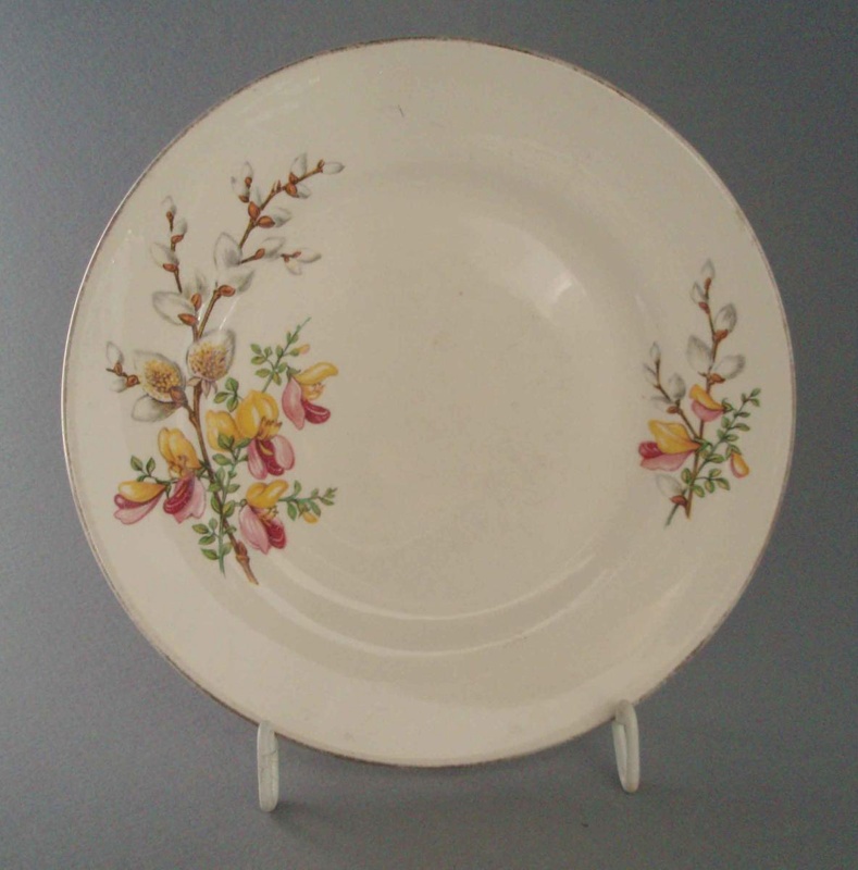 Bread and butter plate - Fantasy pattern; Crown Lynn Potteries Limited; 1955-1965; 2008.1.950 Bread and butter plate - Fantasy pattern; Crown Lynn Potteries Limited; 1955-1965; 2008.1.950