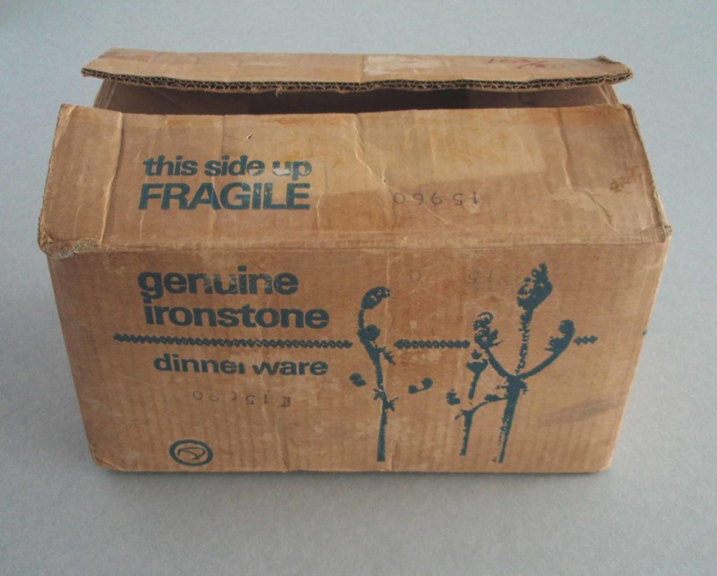 Box for Genuine Ironstone dinnerware; Unknown; 1975-1985; 2009.1.1909