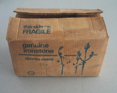 Box for Genuine Ironstone dinnerware; Unknown; 1975-1985; 2009.1.1909