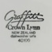 Side Plate - Graffiti pattern; Crown Lynn Potteries Limited; 1985-1989; 2016.48.143