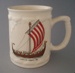 Beer stein - historic sailing boats; Crown Lynn Potteries Limited; 1980-1985; 2008.1.1818