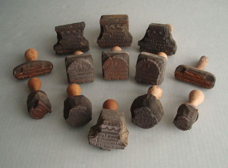 Backstamps - cookware and ovenware; Crown Lynn Potteries Limited; 1975-1989; 2009.1.562.1-13