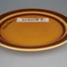 Bread and butter plate - glaze sample; Crown Lynn Potteries Limited; 1980-1989; 2008.1.1776