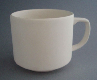 Cup - bisque; Crown Lynn Potteries Limited; 1985-1989; 2008.1.2338