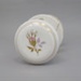 Door handle - Chintz bud pattern; Crown Lynn Technical Ceramics Limited; 1962-1975; 2016.6.18