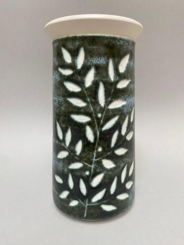 Vase - Ceramica Greenstone; Crown Lynn Potteries Limited; 1970s; 2016.48.40