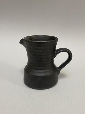 Jug - Titian Black; Crown Lynn Potteries Limited; 1976; 2024.1.2