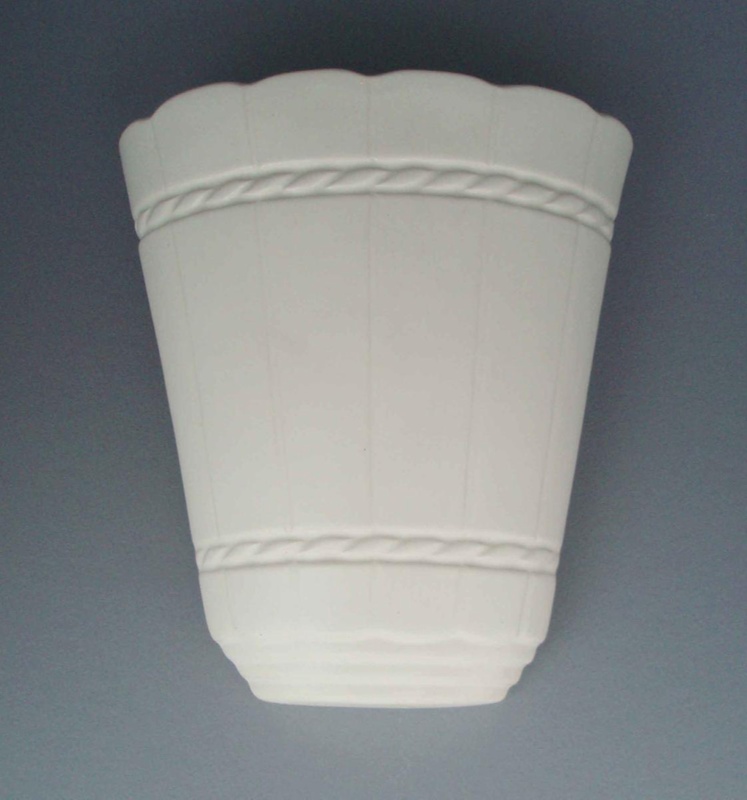 Wall vase; Crown Lynn Potteries Limited; 1958-1975; 2008.1.413