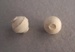 Two beads; Unknown; 1960-1989; 2009.1.1709.1-2