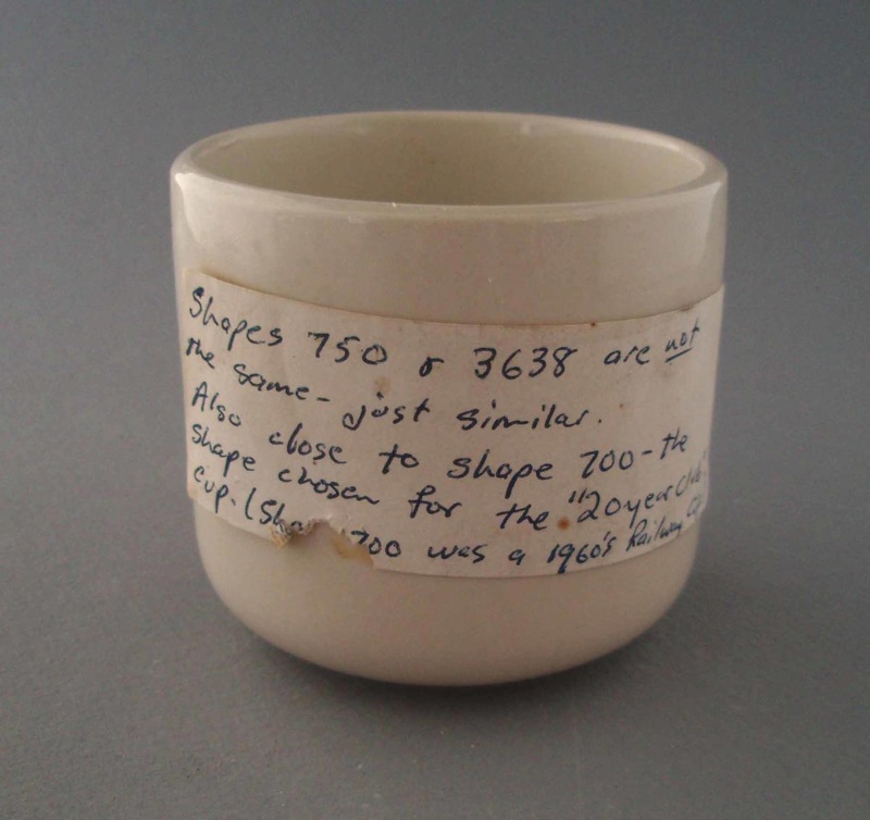 Cup; Crown Lynn Potteries Limited; 1980-1989; 2009.1.1552