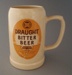 Beer stein - Draught bitter beer; Crown Lynn Potteries Limited; 1983-1989; 2008.1.1833