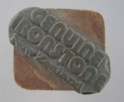 Backstamp - Genuine ironstone; Crown Lynn Potteries Limited; 1965-1985; 2008.1.1683