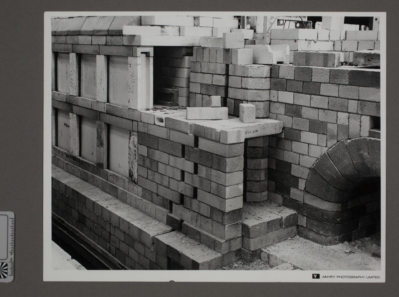 Photograph - Mino Kiln Brickwork "Crown Lynn 8/6/70"; Vahry Photography Limited; 13 May 1970; 2008.1.3172