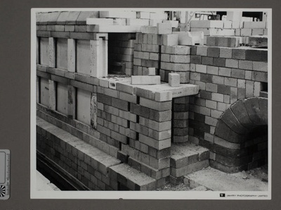 Photograph - Mino Kiln Brickwork "Crown Lynn 8/6/70"; Vahry Photography Limited; 13 May 1970; 2008.1.3172