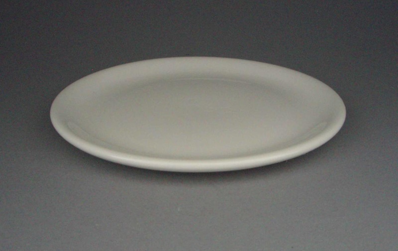 Bread and butter plate - trial; Crown Lynn Potteries Limited; 1967-1989; 2008.1.2531
