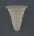 Wall vase fragment - bisque; Crown Lynn Potteries Limited; 1950-1975; 2009.1.1224