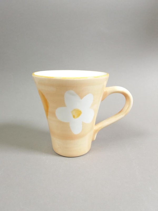 Mug - Milly pattern; Studio Ceramics NZ Ltd; 1999; 2017.1.76