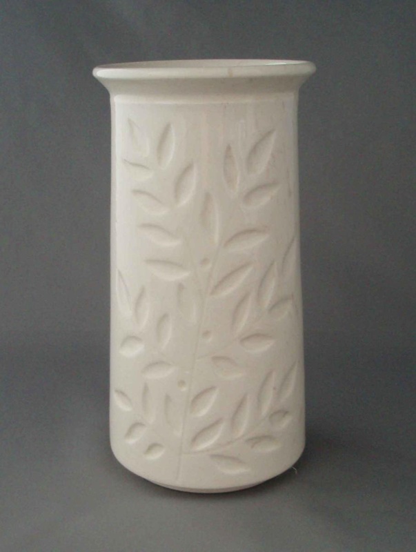 Vase - leaf spray; Titian Potteries (1965) Limited; 1965-1979; 2008.1.476