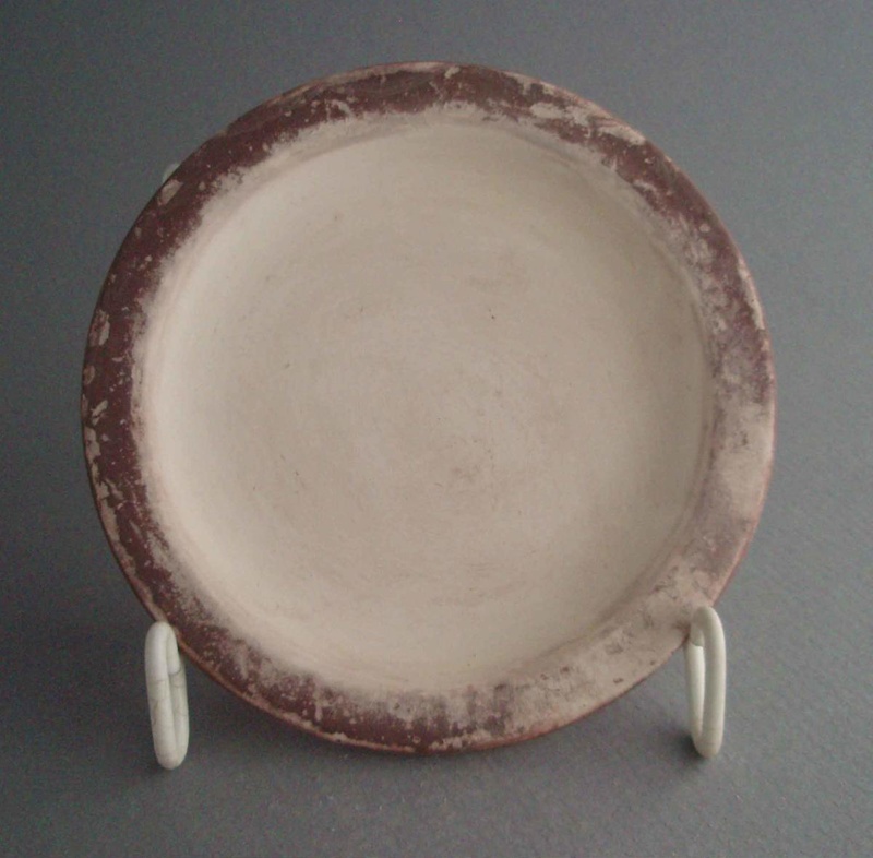 Butter pat - bisque; Crown Lynn Potteries Limited; 1980-1989; 2008.1.1225