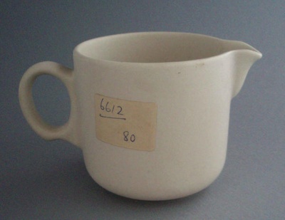 Cream jug - bisque; Crown Lynn Potteries Limited; 1973-1989; 2008.1.2347