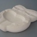Ashtray - bisque; Crown Lynn Potteries Limited; 1980-1989; 2008.1.397