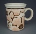 Mug - floral; Crown Lynn Potteries Limited; 1980-1989; 2008.1.2547