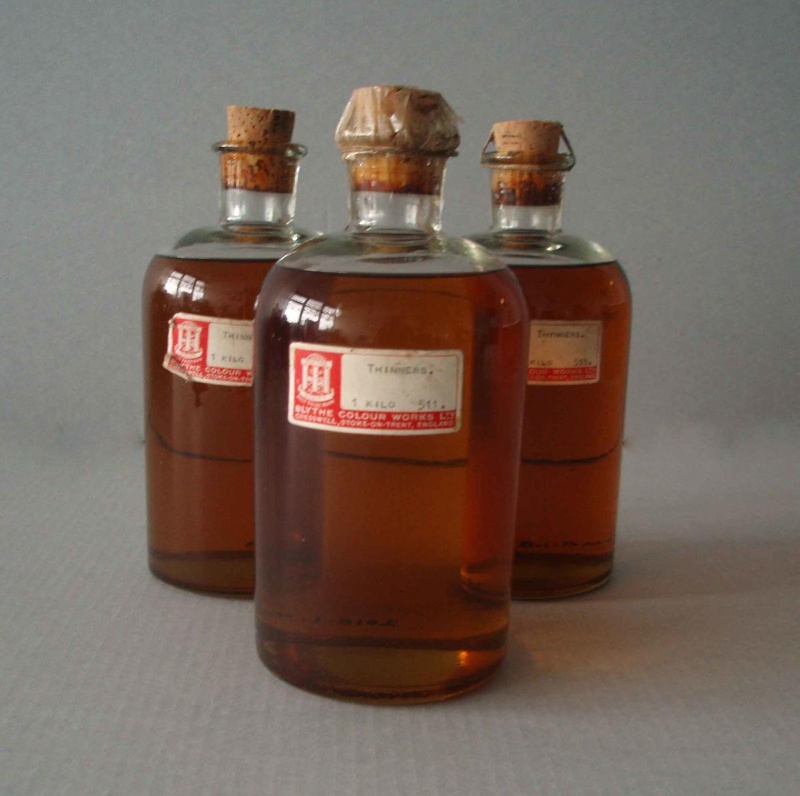 Bottles - Thinners; Blythe Colour Works Ltd; 1940-1970; 2010.1.87.1-3