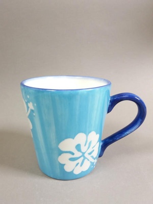 Mug - Hawaii 50 pattern; Studio Ceramics NZ Ltd; 1999; 2017.1.65