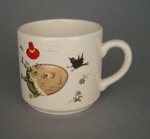 Child's cup - nursery rhyme; Crown Lynn Potteries Limited; 1975-1980; 2008.1.1309