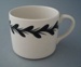 Coffee cup - Allegro pattern; Crown Lynn Potteries Limited; 1963-1968; 2008.1.1849