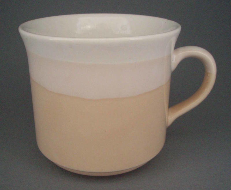 Cup - banded; Crown Lynn Potteries Limited; 1984-1989; 2008.1.1729