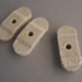 Electrical fixtures; Crown Lynn Technical Ceramics Limited; 1940-1975; 2009.1.1772.1-3