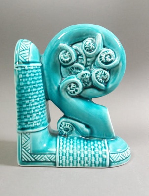 Book End - glaze trial; Studio Ceramics NZ Ltd; 2008; 2017.1.138