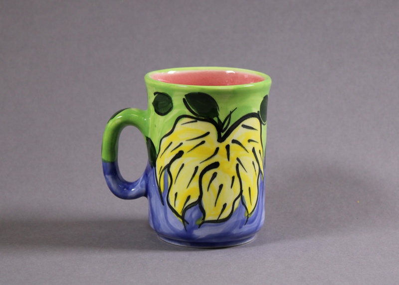 Mug - Tiger Lily; Studio Ceramics NZ Ltd; 2017.1.191