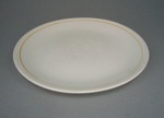 Bread and butter plate - banded; Crown Lynn Potteries Limited; 1960-1989; 2008.1.591