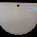 Wall vase - scallop shell; Sherwood Pottery; 1951-1957; 2017.27.30