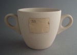 Two handled cup - bisque; Crown Lynn Potteries Limited; 1963-1973; 2008.1.1217