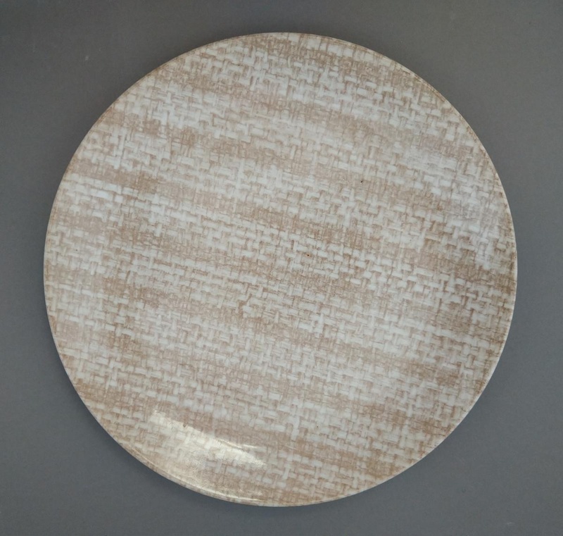 Lunch plate - Seagrass pattern; Crown Lynn Potteries Limited; 1965-1975; 2016.48.4