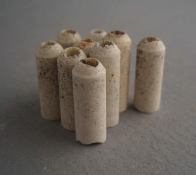 Ceramic bead insulators; Crown Lynn Technical Ceramics Limited; 1940-1970; 2009.1.2013