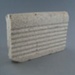 Stair edge tile; Crown Lynn Technical Ceramics Limited; 1948-1960; 2009.1.1488