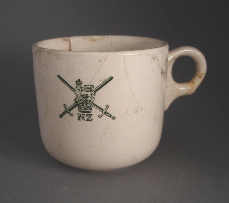 Cup - Army; Crown Lynn Potteries Limited; 1959; 2009.1.1953