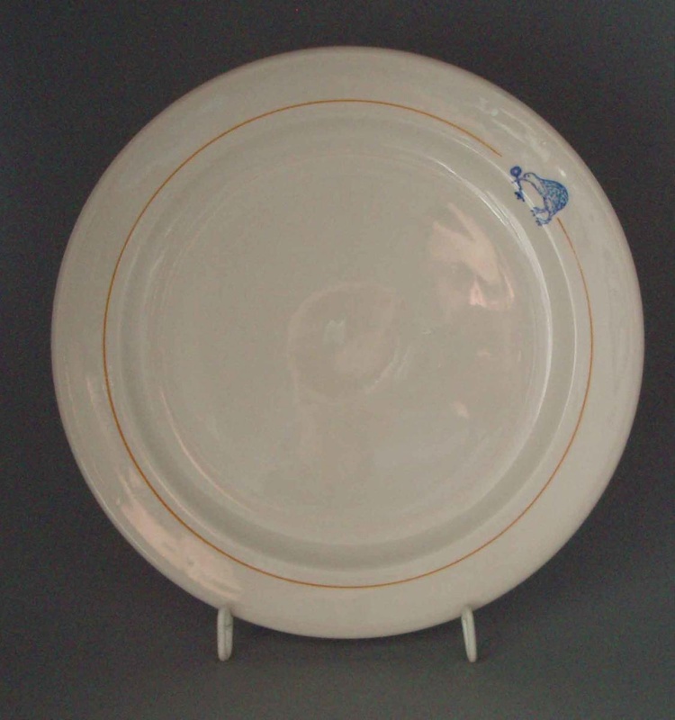 Luncheon Plate New Zealand Insurance Crown Lynn Potteries Limited