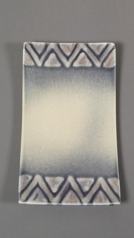 Platter  - geometric; Studio Ceramics NZ Ltd; Circa 2009-Circa 2015; 2017.1.27