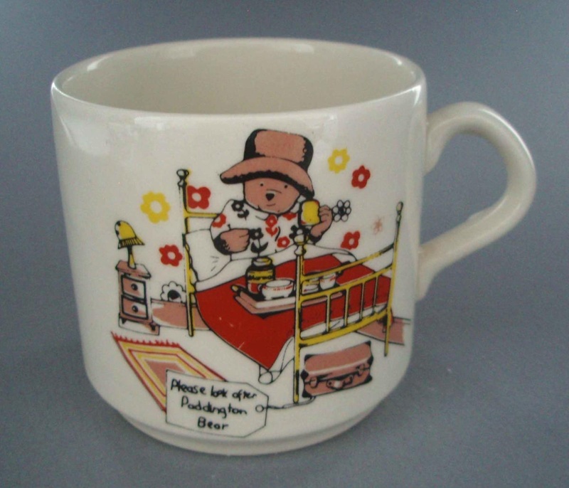 Child's cup - Paddington Bear; Crown Lynn Potteries Limited; 1975-1985; 2009.1.688 Child's cup - Paddington Bear; Crown Lynn Potteries Limited; 1975-1985; 2009.1.688