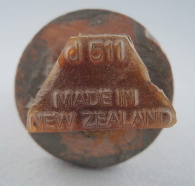 Backstamp - d.511; Crown Lynn Potteries Limited; 1975-1985; 2008.1.2094