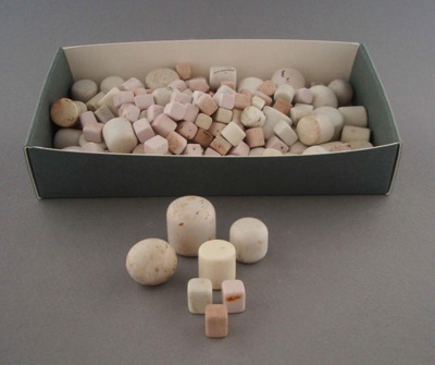 Ball mill grinding media; Unknown; 1970-1989; 2009.1.1423