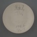 Butter pat - bisque; Crown Lynn Potteries Limited; 1960-1989; 2009.1.1125